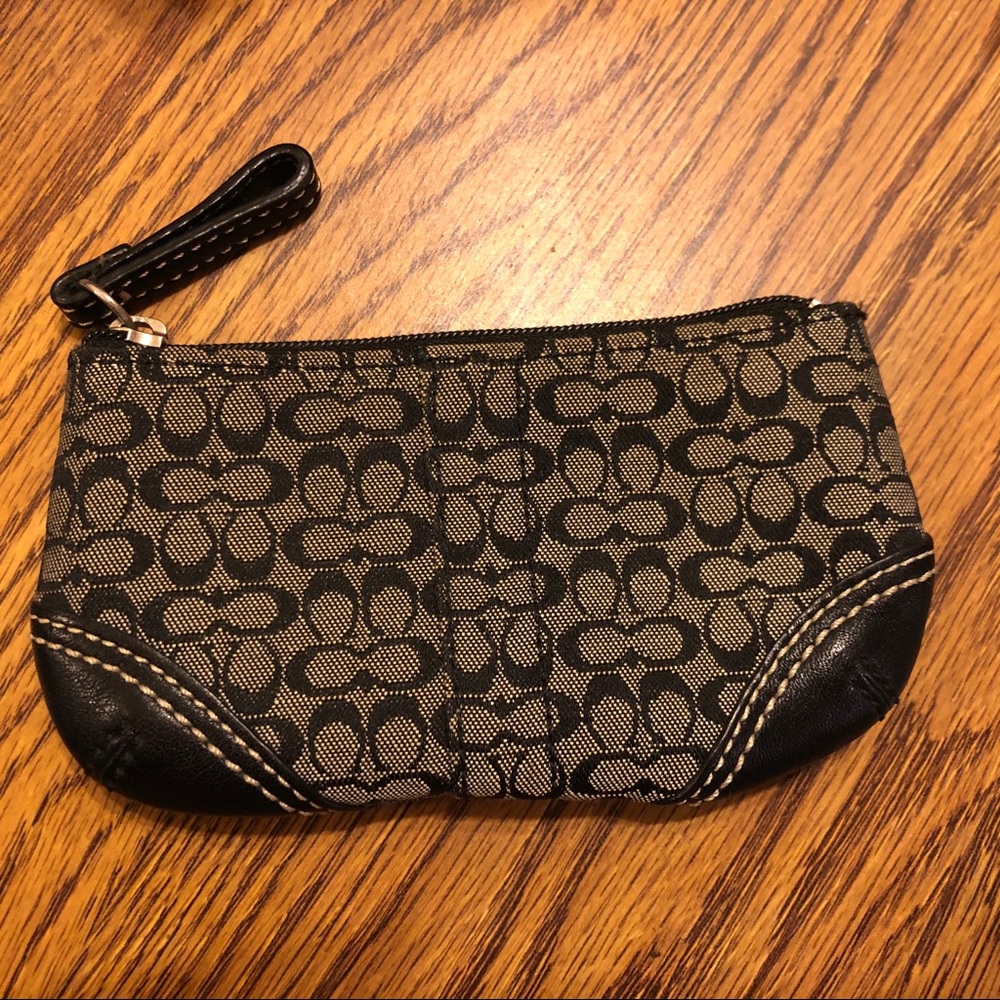 Black Coach Coin Purse